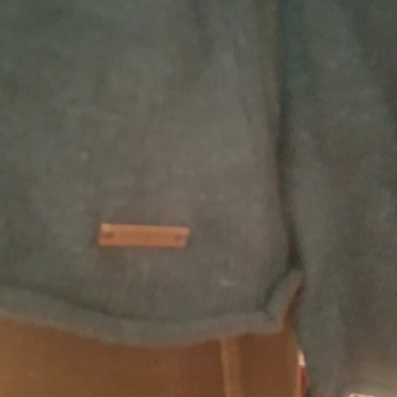 PRANA TEAL GREEN SWEATER WITH NET sz med - Picture 4 of 8